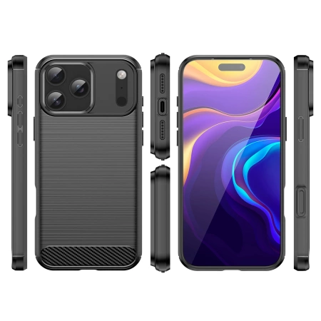HURTEL ETUI CARBON CASE DO IPHONE 17 PRO MAX Z OCHRONĄ