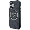 GUESS ETUI IML METAL GLITTER 4G CIRCLE TRIANGLE DO IPHONE 16 DO MAGSAFE