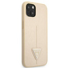 Guess GUHCP13SPSATLE iPhone 13 mini 5,4" beżowy/beige hardcase SaffianoTriangle Logo