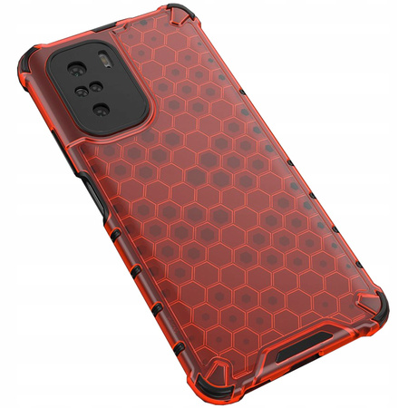 HURTEL ETUI PANCERNE DO XIAOMI K40 PRO+ K40 PRO K40 POCO F3 Z ŻELOWĄ RAMKĄ