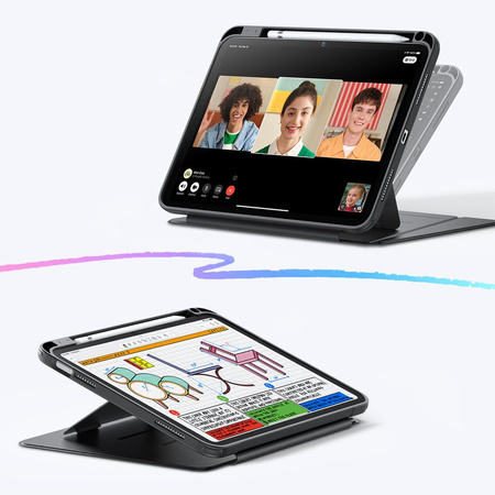 ESR FLIP HYBRID CASE DO IPAD 10.9 2022 11 11 2025 POKROWIEC Z FUNKCJĄ STAND