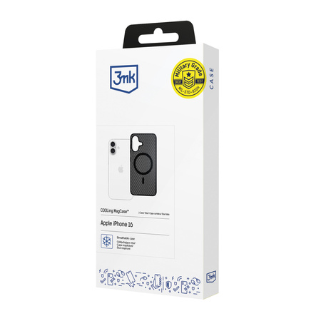 3MK ETUI COOLING MAGCASE DO IPHONE 16 PLUS DO MAGSAFE OCHRONNE CHŁODZENIE