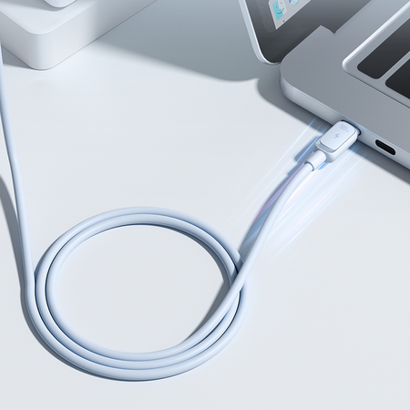Kabel USB C - USB C 100W 1,2 m Joyroom S-CC100A14 – niebieski