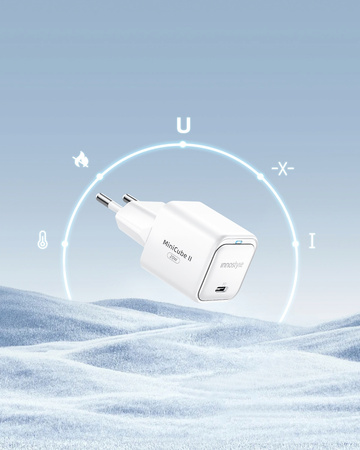 INNOSTYLE SZYBKA ŁADOWARKA KOSTKA USB-C 20W USB TYP C GAN II DO IPHONE LED