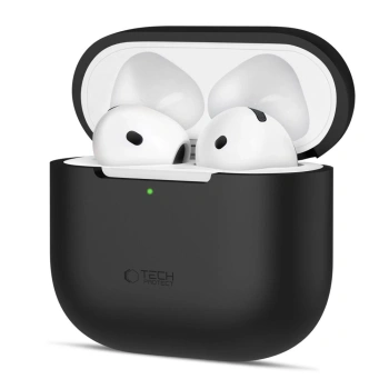 TECH-PROTECT POKROWIEC DO AIRPODS 4 SILIKONOWE Z OCHRONĄ PRZED