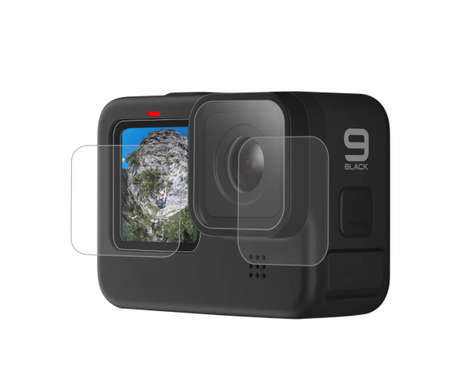 TELESIN FOLIA OCHRONNA DO GOPRO HERO 12 11 10 9 NA EKRAN I OBIEKTYW ZESTAW