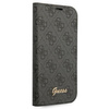 Guess GUBKP14MHG4SHK iPhone 14 Plus 6,7" czarny/black book 4G Vintage Gold Logo