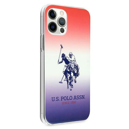 Etui U.S. Polo Assn. Gradient Collection na iPhone 12 / iPhone 12 Pro - wielokolorowe