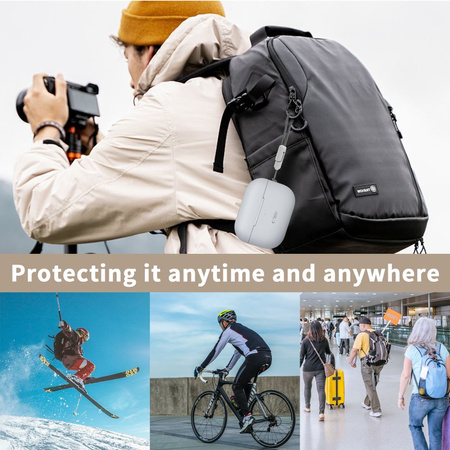 TECH-PROTECT ETUI SILIKONOWE DO APPLE AIRPODS PRO 1 2 OCHRONA NA SŁUCHAWKI