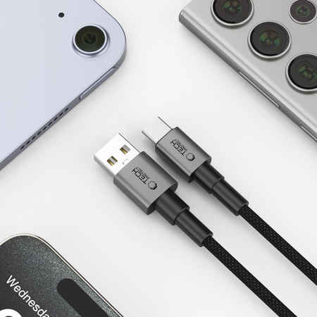 TECH-PROTECT KABEL USB-C DO TELEFONÓW IPHONE 15W/3A 100CM SZYBKIE ŁADOWANIE