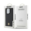 DKNY ETUI DO IPHONE 15 PRO DO MAGSAFE SKÓRA Z WZOREM MONOGRAM I LOGO