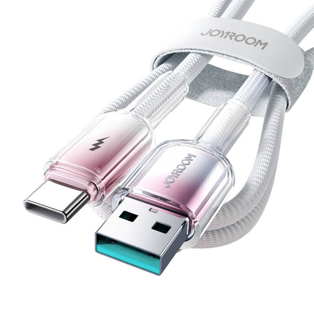 JOYROOM KABEL USB-A USB-C DO TELEFONÓW 3A 1.2M ZAKOŃCZENIE WYSOKIEJ