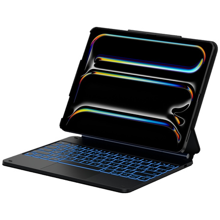 Etui Typecase Edge + z klawiaturą do iPad Air 13" 2024/2025 włókno węglowe