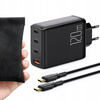 £adowarka do telefonu, GaN, Fast, USB-C/ USB, 4 Porty, 120W, kabel USB-C, Mcdodo