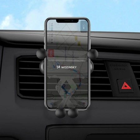 WOZINSKY GRAWITACYJNY UCHWYT DO SAMOCHODU NA KRATKĘ WENTYLACYJNĄ DO ANDROID