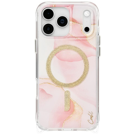 Etui UNIQ Coehl Aeris do iPhone 17 Pro Max Magnetic Charging różowy