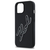 KARL LAGERFELD POKROWIEC RUBBER DO IPHONE 15 6.1 3D HARDCASE SIGNATURE