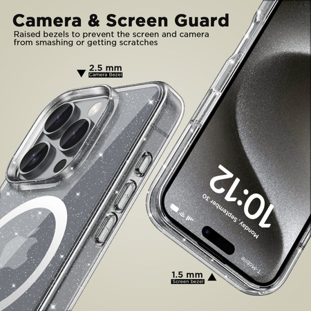 TECH-PROTECT ETUI FLEXAIR HYBRID DO MAGSAFE DO IPHONE 16 PRO SZYBKA