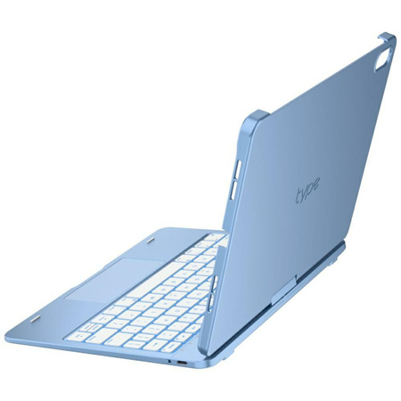 Etui Typecase Flexbook Touch z klawiaturą do iPad 11" (A16) 2025 / iPad 10.9" 2022 jasno niebieski