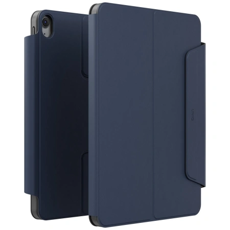 Etui UNIQ Rovus Snapmount Magnetic 360 Rotating Detachable do iPad Air 11" 2024 / 2025 / iPad Air 10.9" 2020 / 2022 - granatowe