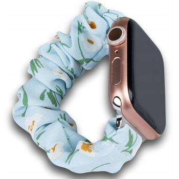 HURTEL MATERIAŁOWY PASEK DO APPLE WATCH 7 6 5 4 3 2 SE 41 40 38MM NA GUMCE