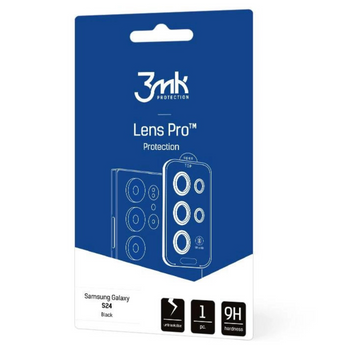 3MK SZKŁO DO SAMSUNG GALAXY S24+ LENS PROTECTION PRO BLACK Z ODPORNOŚCIĄ