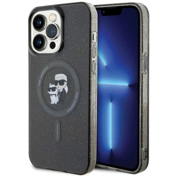 KARL LAGERFELD HARDCASE DO IPHONE 15 PRO MAX KARL&CHOUPETTE GLITTER
