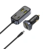 BASEUS ŁADOWARKA SAMOCHODOWA BACKSEATPAL L1 110W 3 X USB-A 3 X USB-C