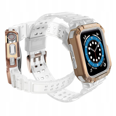 HURTEL OPASKA Z ETUI DO APPLE WATCH 7 6 5 4 3 2 SE 45 44 42MM PANCERNE CASE