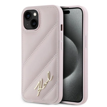 KARL LAGERFELD KLHCP15SPQDSMGP ETUI DO IPHONE 15 14 13 6.1 HARDCASE
