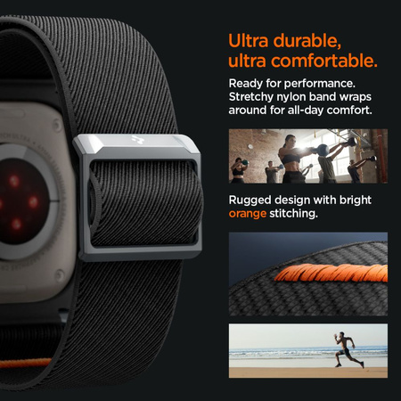 SPIGEN LITE FIT PRO ETUI DO APPLE WATCH ULTRA 1 2 49 MM MATTE BLACK OCHRONA