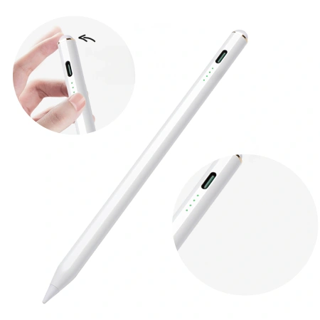 Rysik aktywny Joyroom JR-X9S stylus z 2 wymiennymi końcówkami - biały