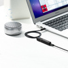 Ugreen transmiter Bluetooth 5.0 bezprzewodowy adapter audio 3,5 mm mini jack czarny (40761 CM107)