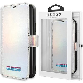 Guess GUFLBKN65BLD iPhone 11 Pro Max srebrny/silver book Iridescent