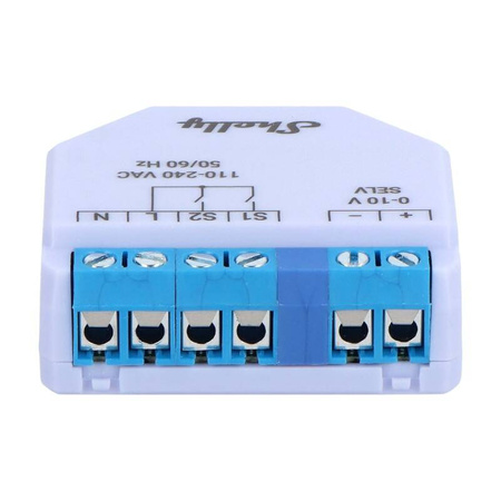 SHELLY ŚCIEMNIACZ 0-10V DO ZDALNEGO STEROWANIA OŚWIETLENIEM WIFI/Bluetooth