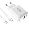 TECH-PROTECT ŁADOWARKA SIECIOWA NCA30 PD 30W QC3.0 DO LIGHTNING USB-A