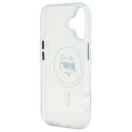 KARL LAGERFELD CASE DO IPHONE 16 6.1 DO MAGSAFE HARDCASE METAL CHOUPETTE
