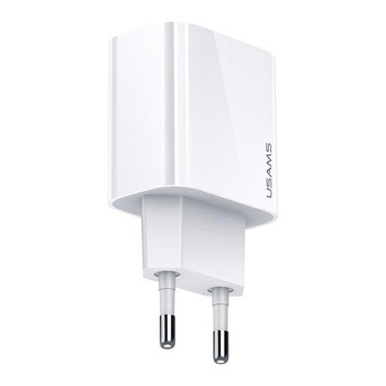 USAMS ADAPTER ŁADOWARKA USB-C 20W DO IPHONE 12 13 14 15 PD3.0 FAST CHARGING