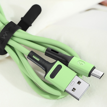 USAMS KABEL MICRO USB 2A DO TELEFONÓW 1M Z TECHNOLOGIĄ SZYBKIEGO ŁADOWANIA