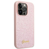 Guess GUHCP14XHGGSHP iPhone 14 Pro Max 6,7" różowy/pink hard case Glitter Script