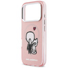 Etui Karl Lagerfeld Karl & Choupette Back MagSafe do iPhone 17 Pro różowy