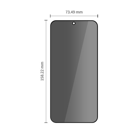 SZKŁO PRYWATYZUJĄCE TECH-PROTECT GLASS SPY+ 2-PACK GALAXY A37 / A57 5G / S25 FE PRIVACY