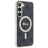 Etui Guess GUHMS23SH4STK S23 S911 - czarne 4G MagSafe