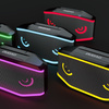 Dudao wodoodporny IP7 głośnik bezprzewodowy Bluetooth 5.0 RGB 5W 1200mAh czarny (Y10XS-black)