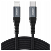CHOETECH KABEL USB-C DO LIGHTNING DO IPHONE 12 13 14 15 3A 2M Z PEŁNYM