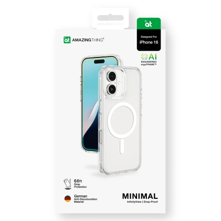 AMAZINGTHING ETUI SILIKONOWE MINIMAL MAG CASE DO APPLE IPHONE 16
