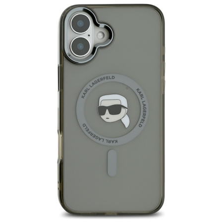 KARL LAGERFELD ETUI HARDCASE DO IPHONE 16 PLUS 6.7 DO MAGSAFE IML METAL