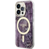 Etui Guess GUHMP14LHLEOPWP na iPhone 14 Pro - różowe Leopard MagSafe