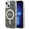 GUESS ETUI CASE IML 4G DO IPHONE 15 MAGSAFE BRĄZOWE Z FUNKCJĄ