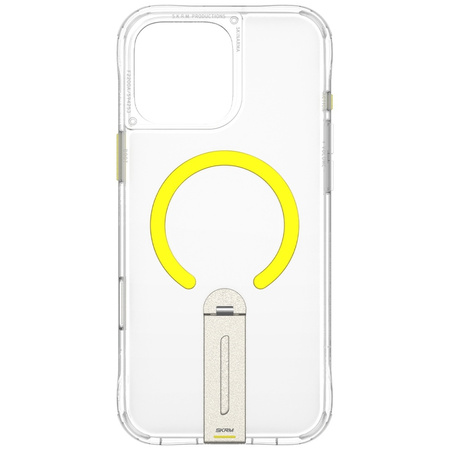 Etui Skinarma Helix do iPhone 16 Pro Max Magnetic Charging 360 Rotating Stand przezroczysty